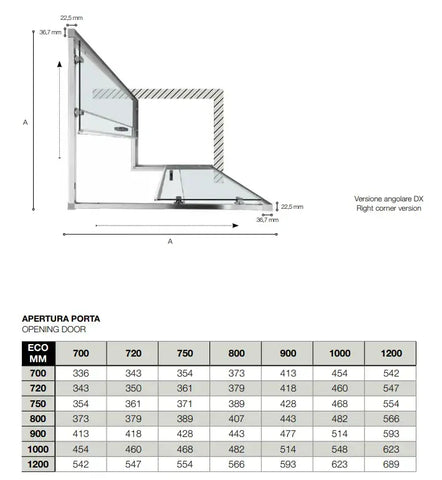 Spazio di ingresso Colacril ECO LATO