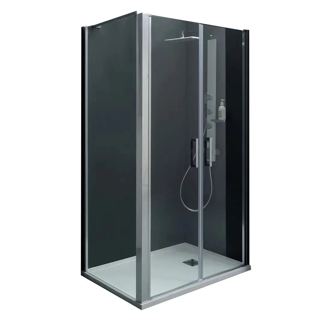 Box Doccia Saloon 6mm Anticalcare H200 Trasparente - Shopbagno.it