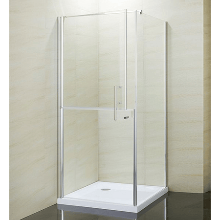 Box Doccia Disabili Fisso E Porta Sdoppiata 6mm H190cm