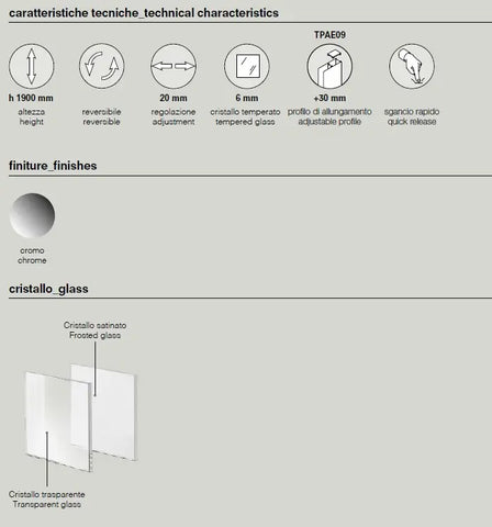 Caratteristiche box doccia COLACRIL ECO