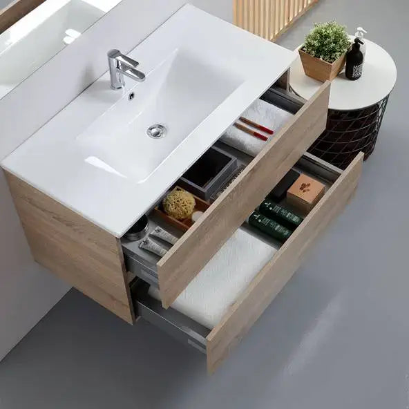 Mobile Bagno Sospeso Con Lavabo Integrato