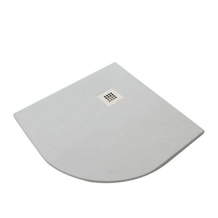 Piatto Doccia Semicircolare Mineral Marmo Bianco Spessore 2,8cm