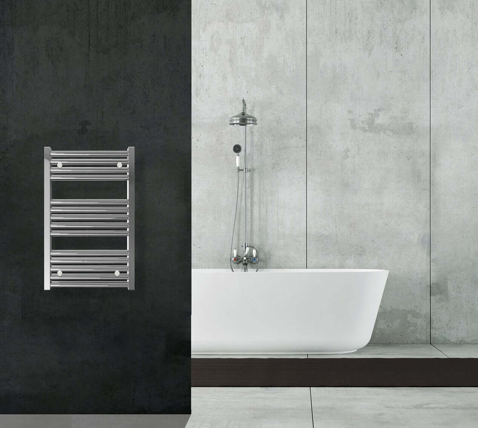 Termoarredo Scaldasalviette Bagno cm 80x60 - Cromato